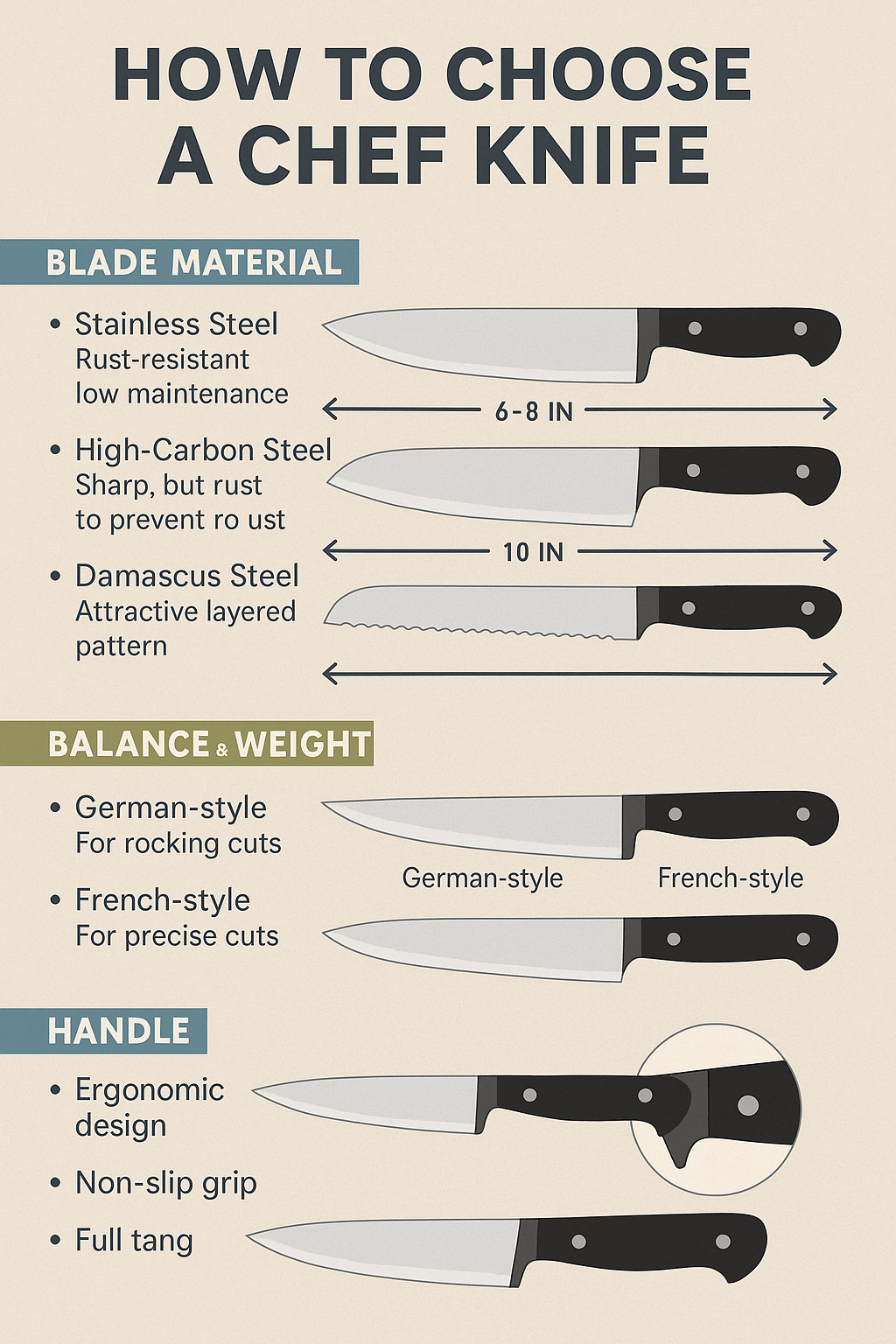 how to choose a chef knife