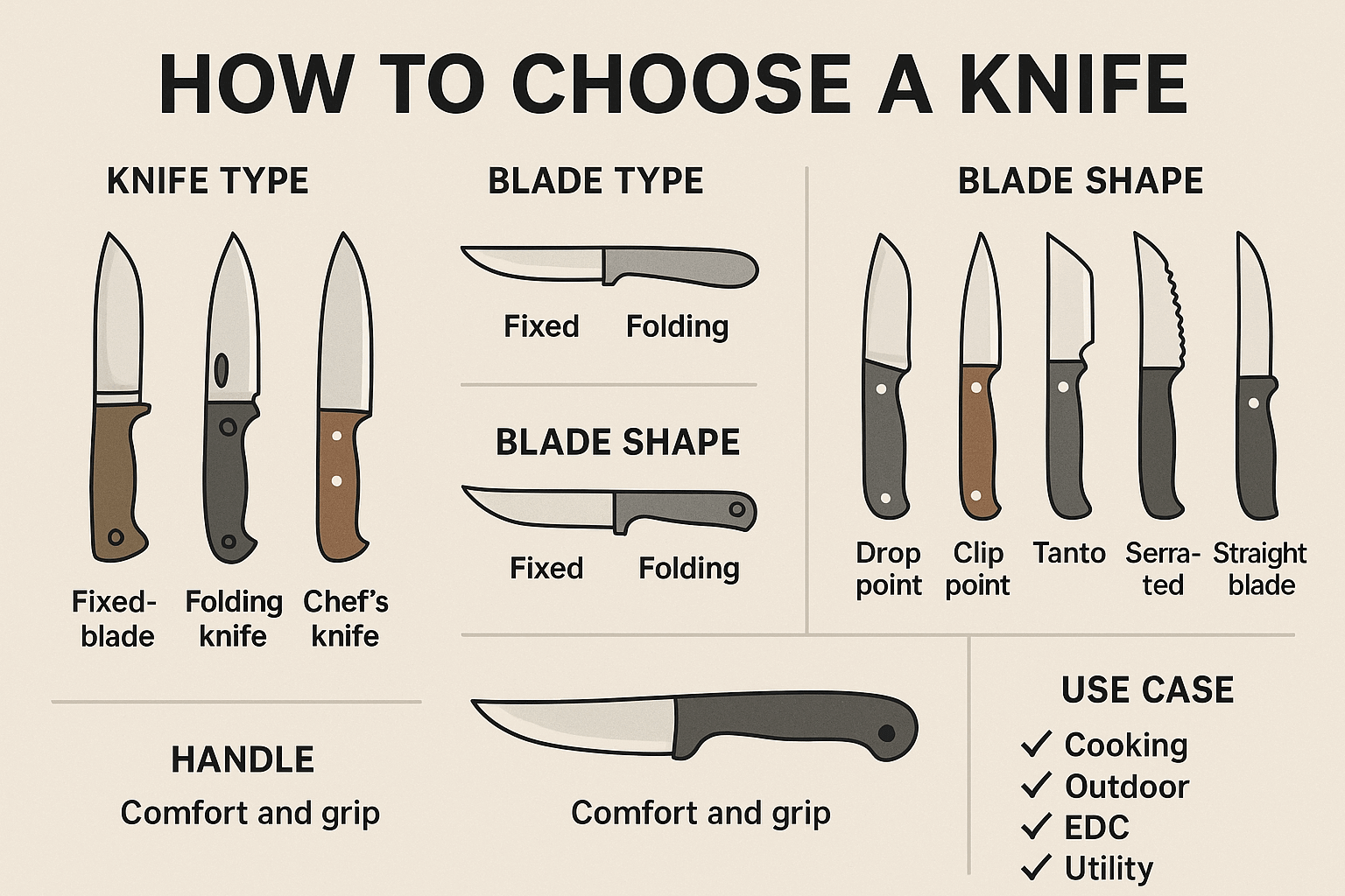 how to choose a knife
